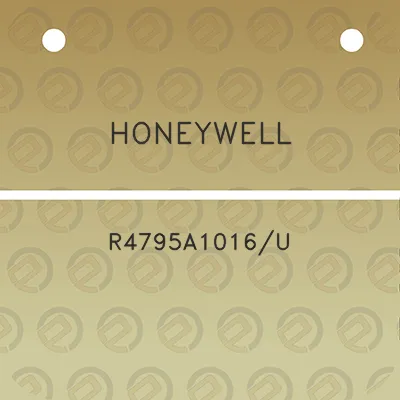 honeywell-r4795a1016u