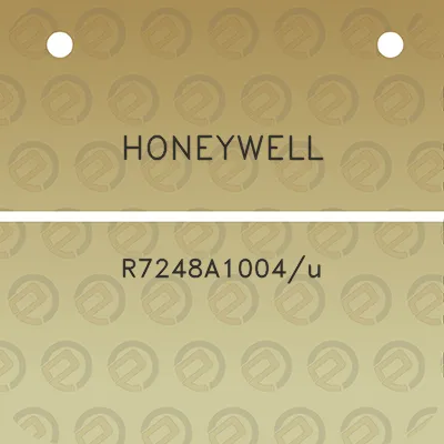 honeywell-r7248a1004u