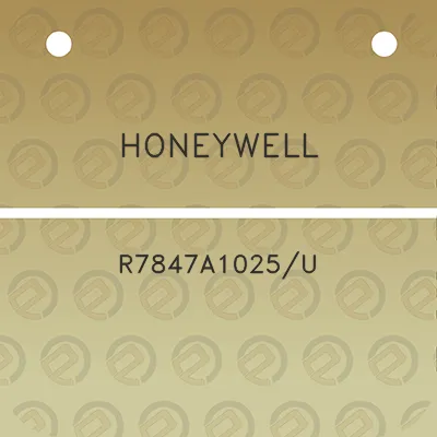 honeywell-r7847a1025u