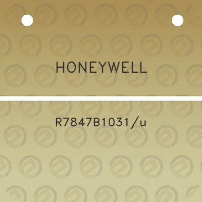 honeywell-r7847b1031u