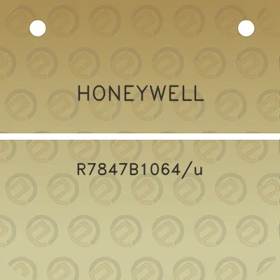 honeywell-r7847b1064u