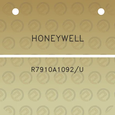 honeywell-r7910a1092u