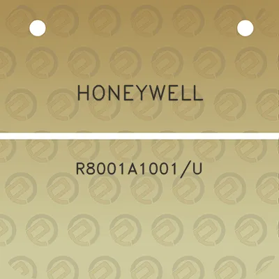 honeywell-r8001a1001u