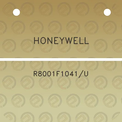 honeywell-r8001f1041u