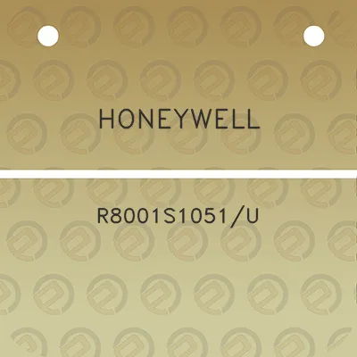 honeywell-r8001s1051u