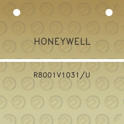 honeywell-r8001v1031u