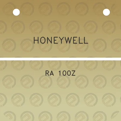 honeywell-ra-100z