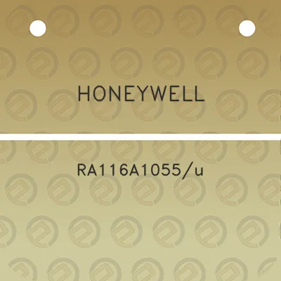 honeywell-ra116a1055u