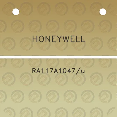 honeywell-ra117a1047u