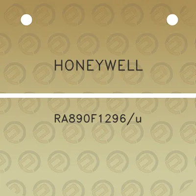 honeywell-ra890f1296u