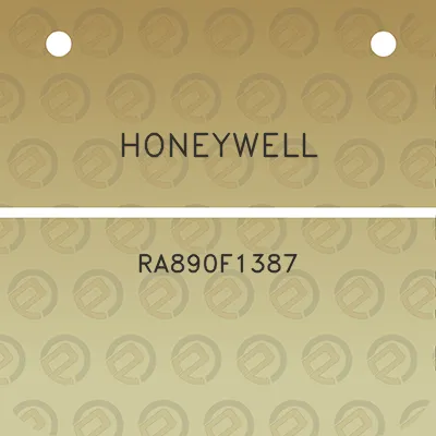 honeywell-ra890f1387