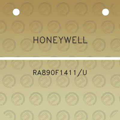 honeywell-ra890f1411u