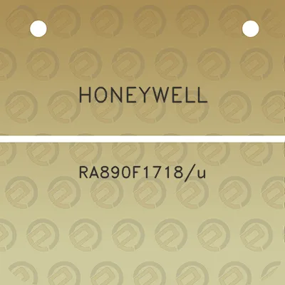 honeywell-ra890f1718u