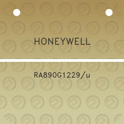 honeywell-ra890g1229u