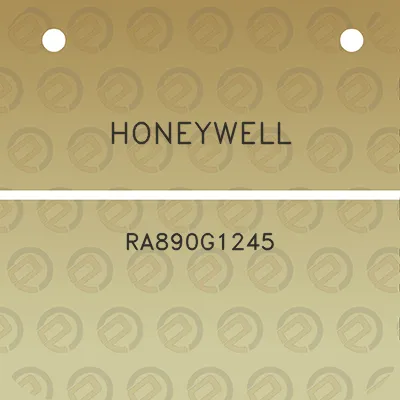 honeywell-ra890g1245