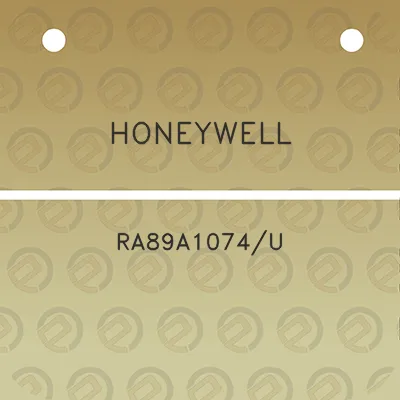 honeywell-ra89a1074u