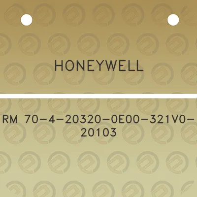 honeywell-rm-70-4-20320-0e00-321v0-20103