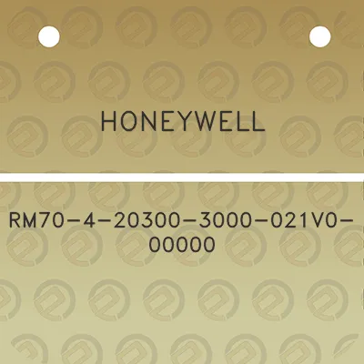 honeywell-rm70-4-20300-3000-021v0-00000