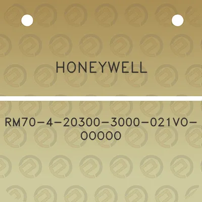 honeywell-rm70-4-20300-3000-021vo-ooooo