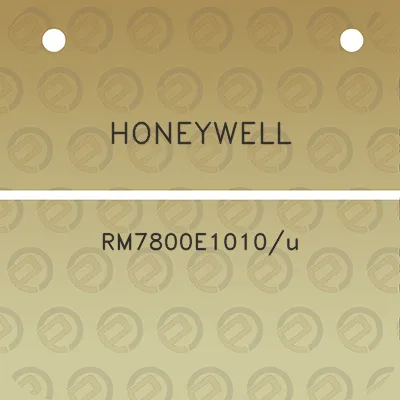 honeywell-rm7800e1010u