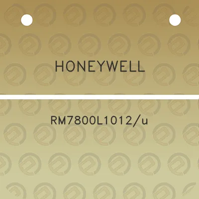 honeywell-rm7800l1012u