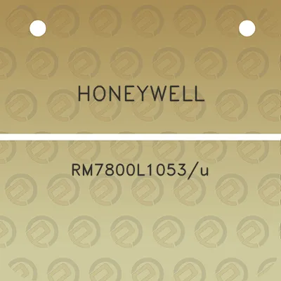 honeywell-rm7800l1053u