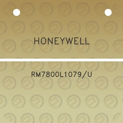 honeywell-rm7800l1079u