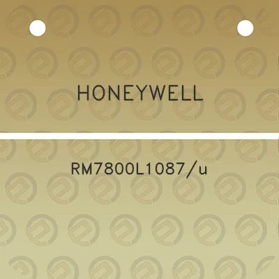 honeywell-rm7800l1087u