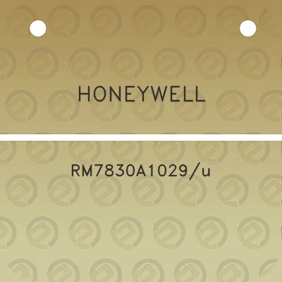 honeywell-rm7830a1029u