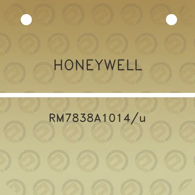 honeywell-rm7838a1014u