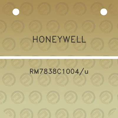 honeywell-rm7838c1004u