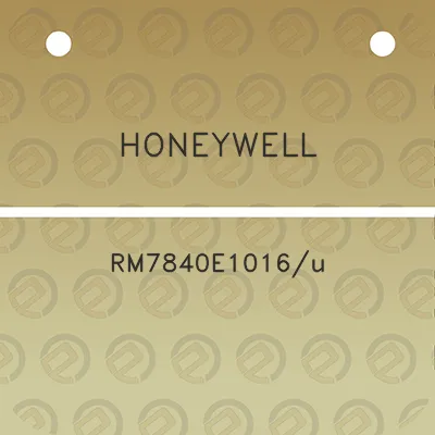 honeywell-rm7840e1016u