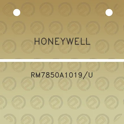 honeywell-rm7850a1019u