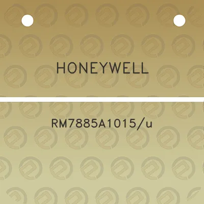 honeywell-rm7885a1015u