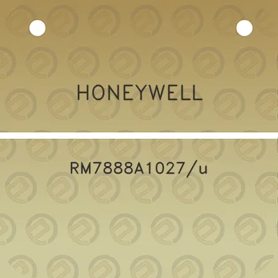 honeywell-rm7888a1027u