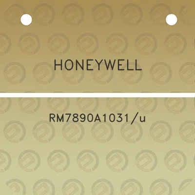 honeywell-rm7890a1031u