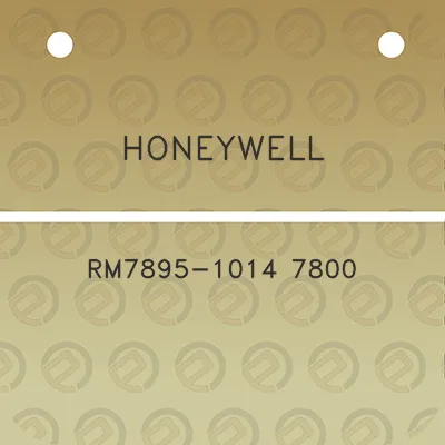 honeywell-rm7895-1014-7800