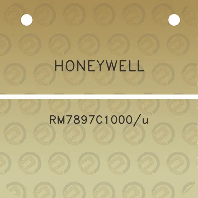 honeywell-rm7897c1000u