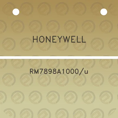 honeywell-rm7898a1000u