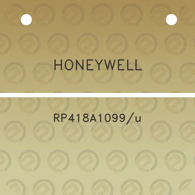 honeywell-rp418a1099u