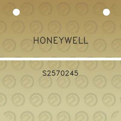 honeywell-s2570245