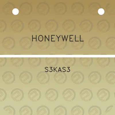 honeywell-s3kas3