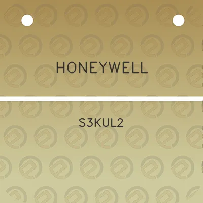 honeywell-s3kul2