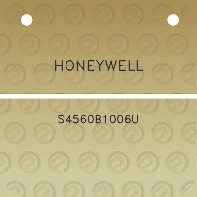 honeywell-s4560b1006u