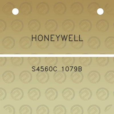 honeywell-s4560c-1079b