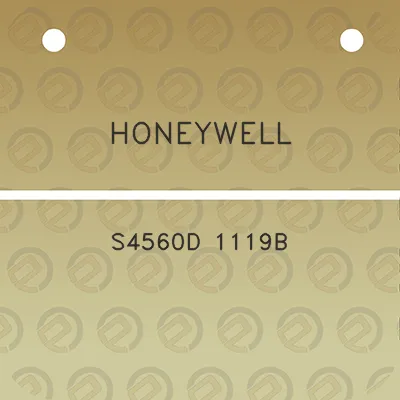 honeywell-s4560d-1119b