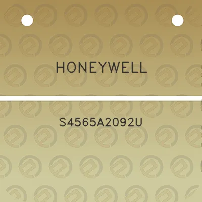 honeywell-s4565a2092u