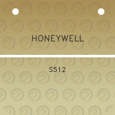 honeywell-s512