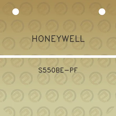 honeywell-s550be-pf