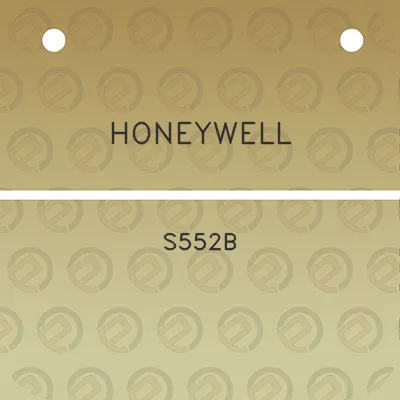 honeywell-s552b